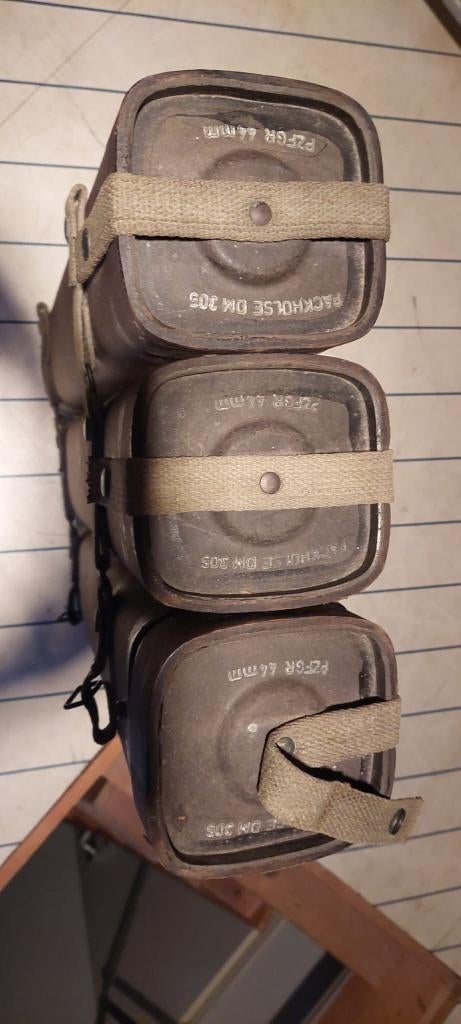 Verpakking van Panzerfaustgranate 66 mm  LEEG!!!, Ophalen of Verzenden, Landmacht, Duitsland, Kist of Geocache