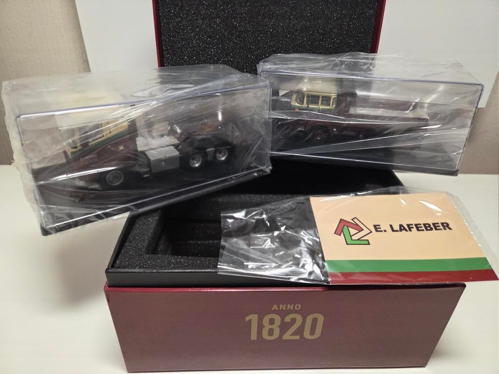 IMC E Lafeber set Krupp&Volvo set 2 trucks, Hobby en Vrije tijd, Modelauto's | 1:50, Ophalen of Verzenden, Nieuw, Bus of Vrachtwagen