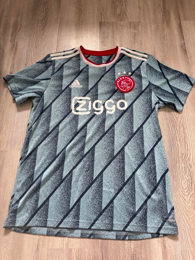 Ajax Uitshirt, Ophalen of Verzenden, Zo goed als nieuw, Maat 52/54 (L), Blauw