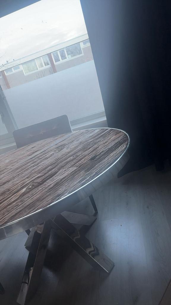 Eet tafel 140 cm zonder glasplaat, Ophalen of Verzenden, Rechthoekig, 100 tot 150 cm, 50 tot 100 cm