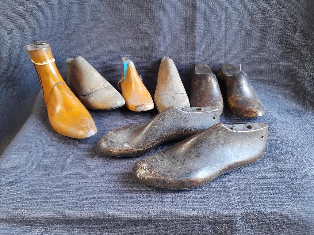 Brocante schoenleest div. Modelen, Ophalen of Verzenden