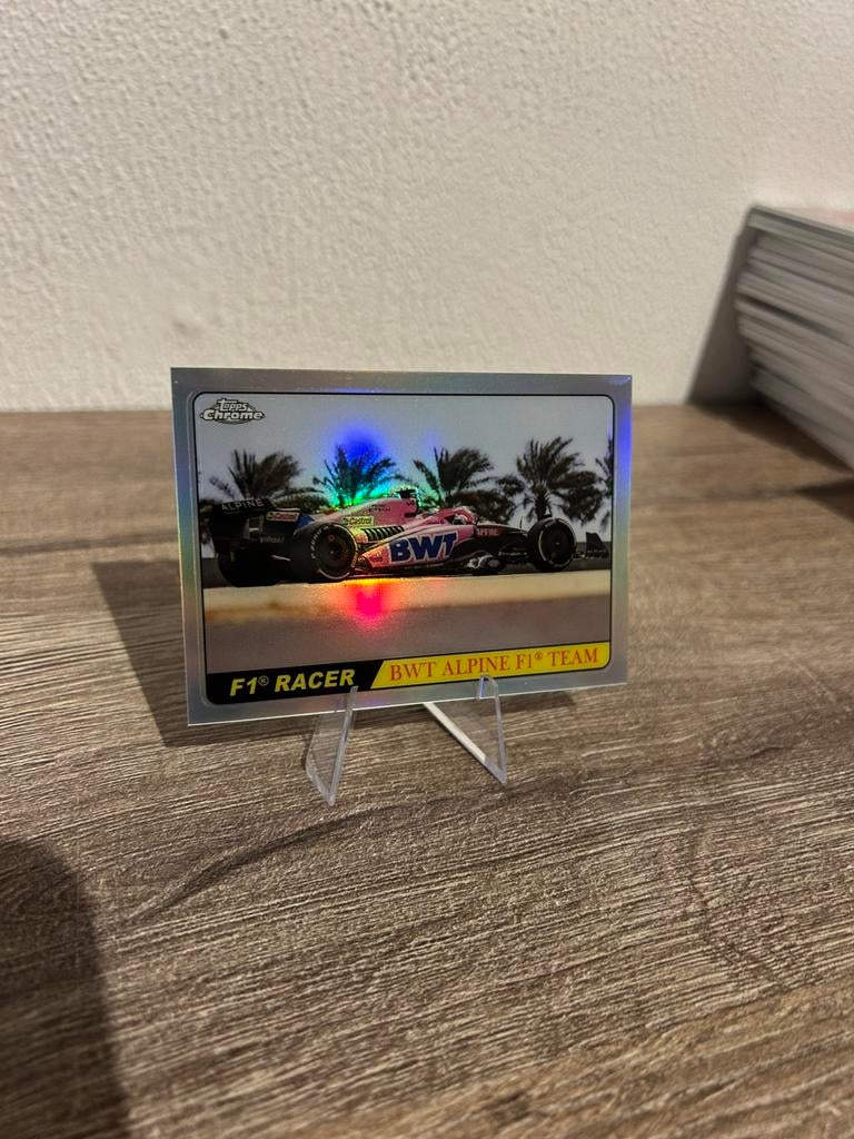 Fernando Alonso 2022 Topps Chrome F1 Hot Rods #T68-FA Alpine, Hobby en Vrije tijd, Verzamelkaartspellen | Overige, Ophalen of Verzenden