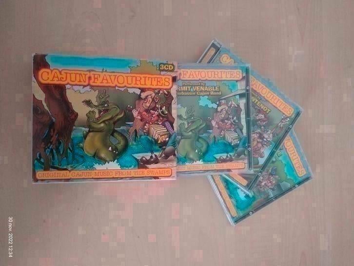 3CD CAJUN muziek. Original Music From The Swamps, Ophalen of Verzenden, Zo goed als nieuw