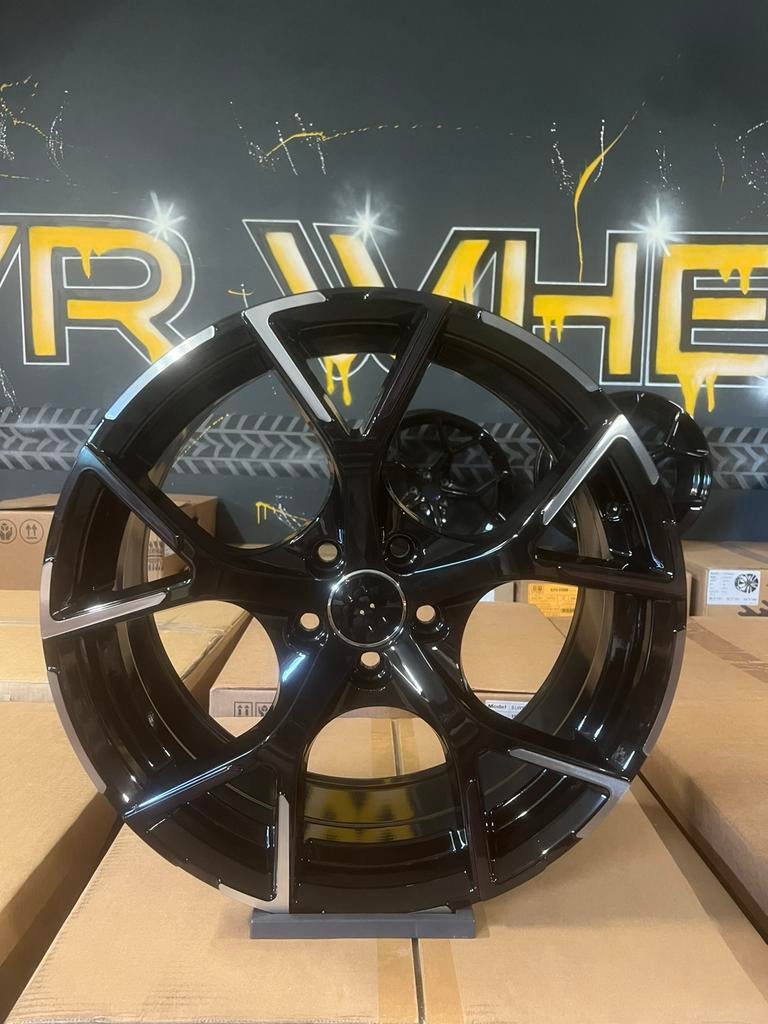 5x100 17* Audi RS3 look Sportvelgen! A1 A2 Polo Golf S1 S1, Auto-onderdelen, Banden en Velgen, 215 mm, Velg(en), W, R
