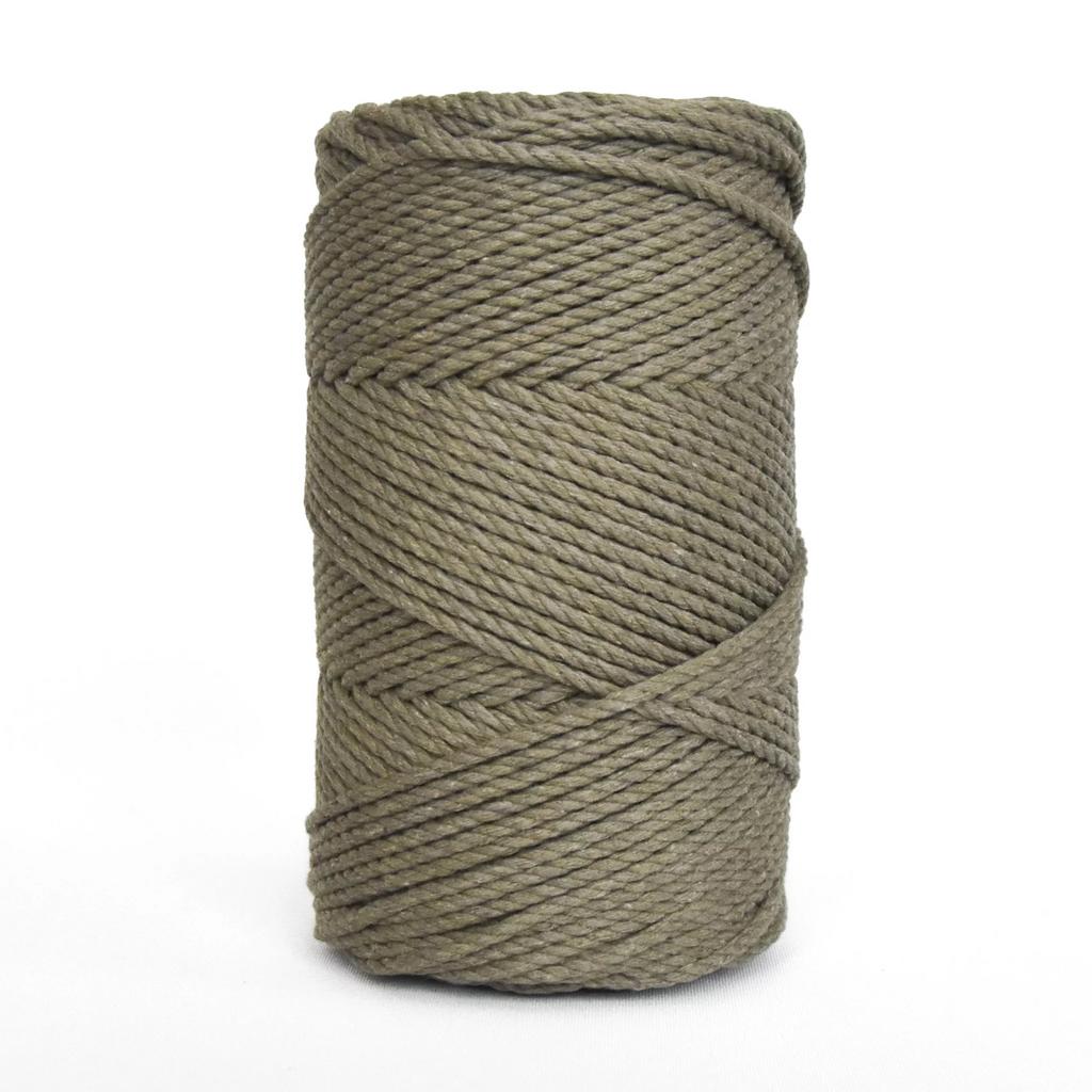 3 mm twisted macrame touw kaki groen 130 meter 500 gram, Ophalen of Verzenden, Nieuw
