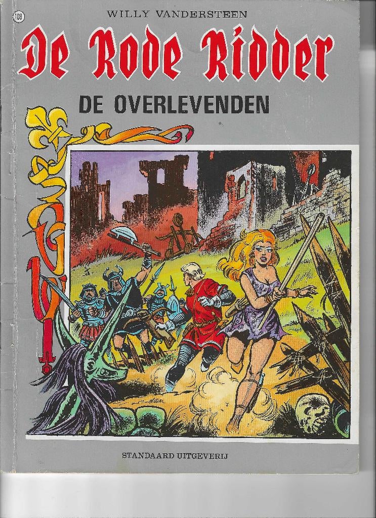 108 De Rode Ridder. De Overlevenden, Eén stripboek, Ophalen of Verzenden, Gelezen