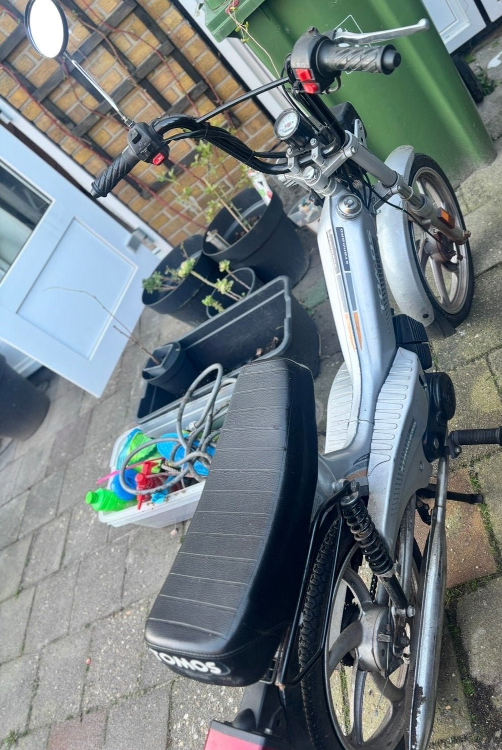 Tomos A3 uit 2008 - Nette brommer, start niet, Fietsen en Brommers, Brommers | Tomos, Ophalen, Gebruikt, Overige modellen