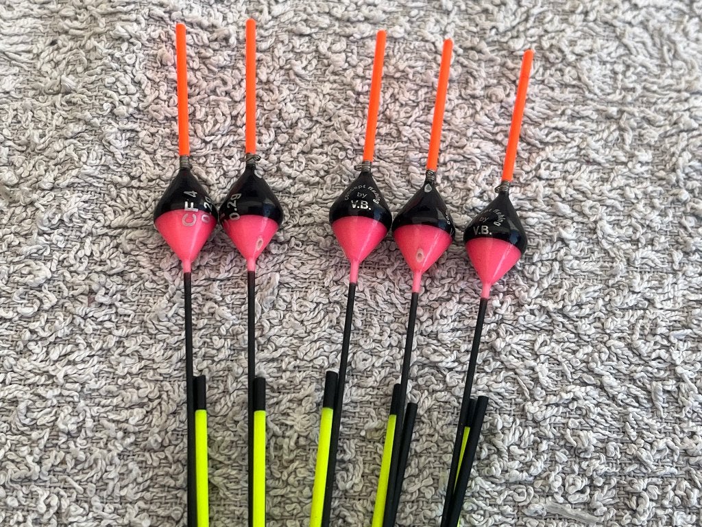 adv 300 / NIEUW set 5 commercial dobbers CF 0,20gr, Ophalen of Verzenden, Nieuw, Dobber of Lood