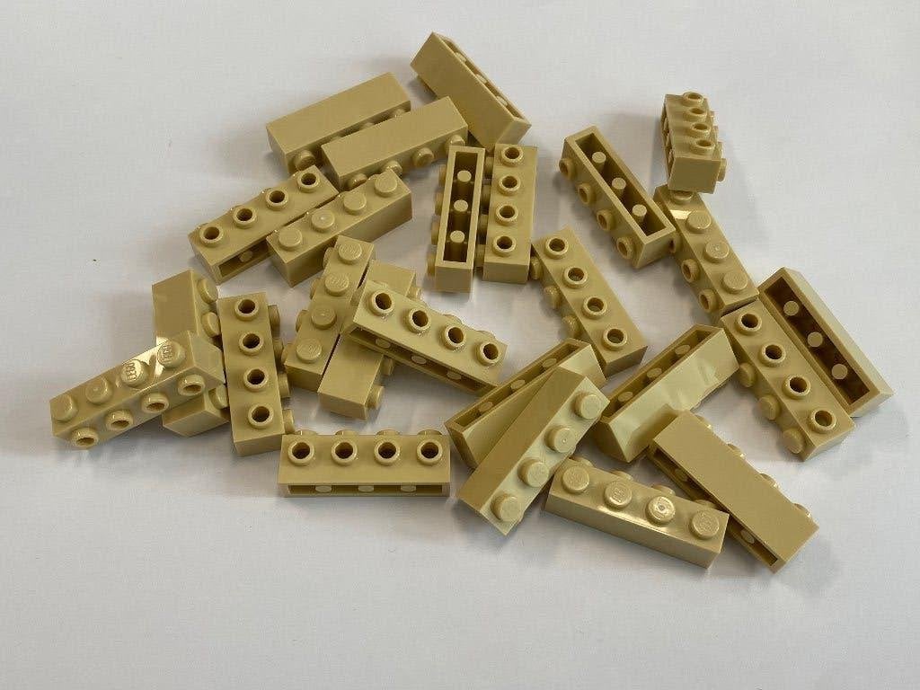 Partij 25x 1x4 Lego stenen met zij nopje in diverse kleuren, Overige thema's, Lego, Nieuw, Ophalen of Verzenden