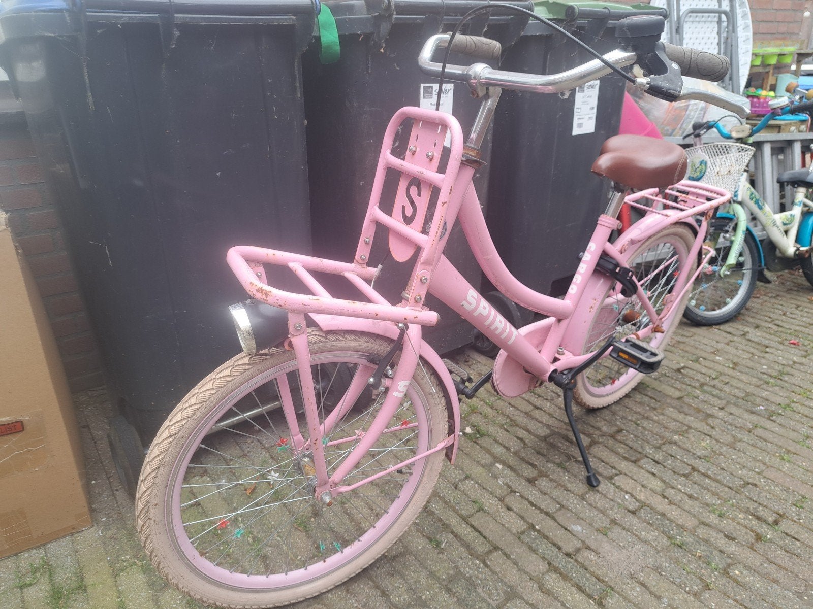 Spirit Cargo Kinderfiets, Ophalen