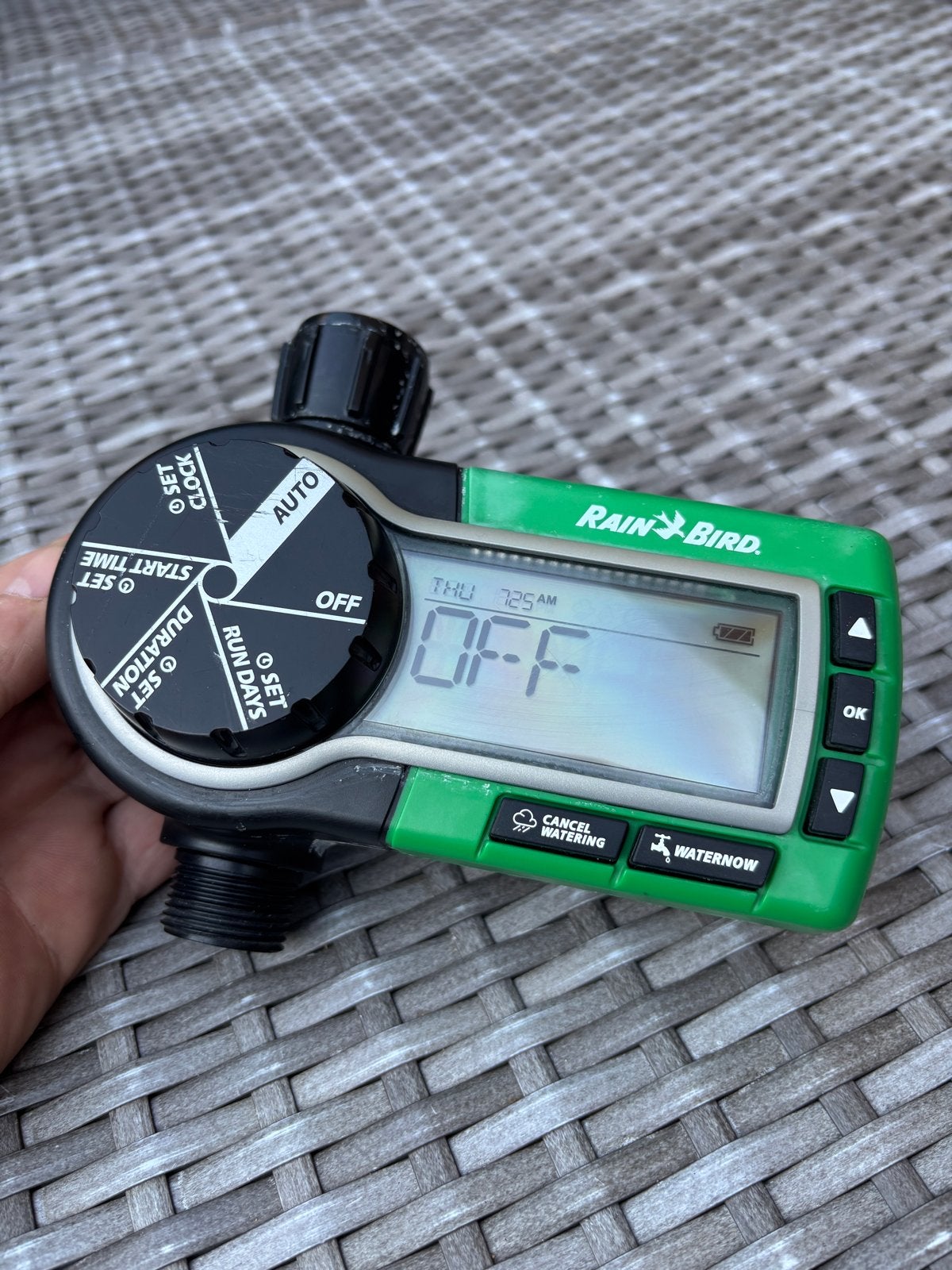 Rainbird kraancomputer Tijdschakelaar voor Besproeiing, Ophalen of Verzenden, Gebruikt, Overige typen