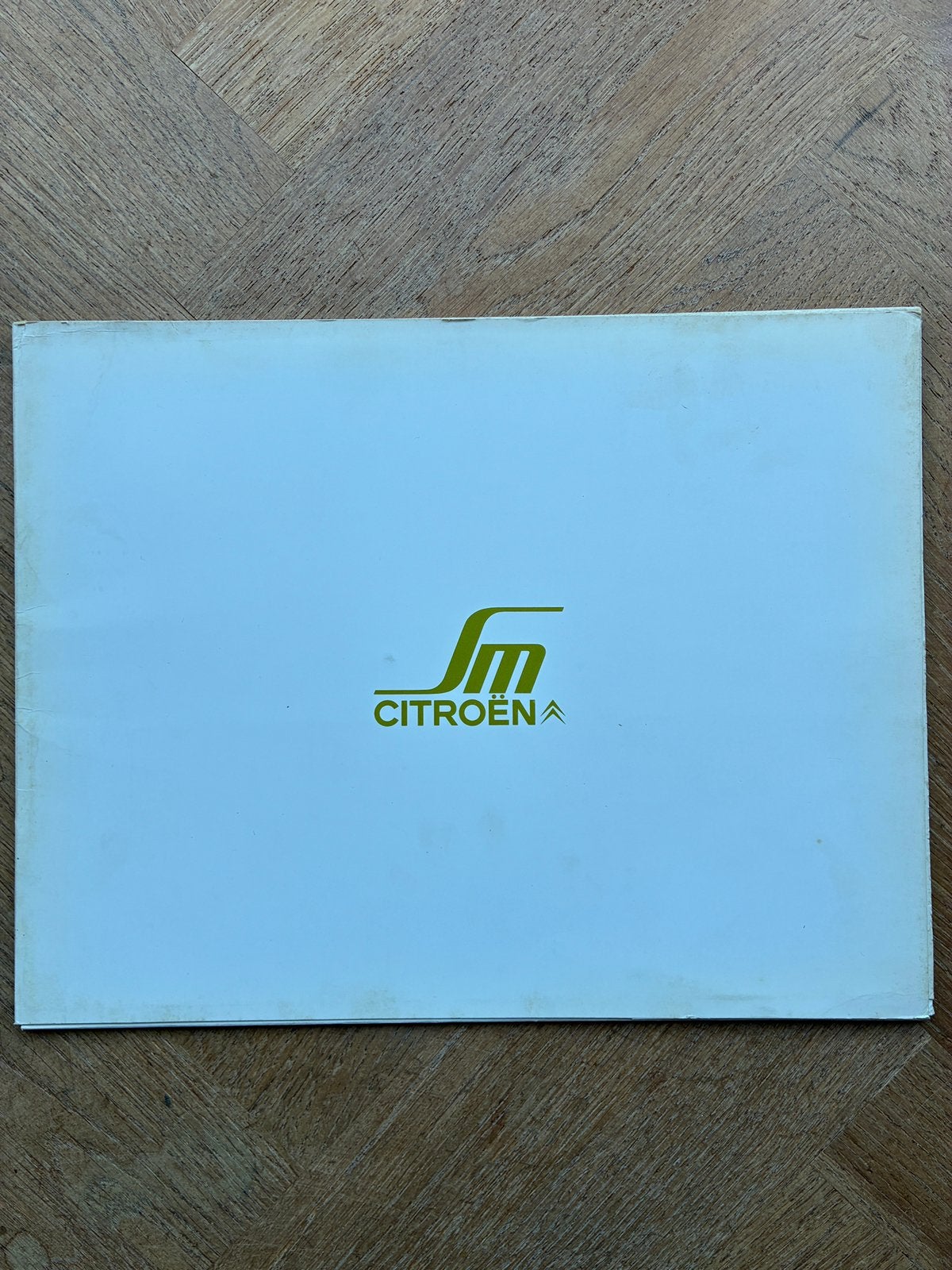 Citroën SM portfolio brochure, Verzenden, Zo goed als nieuw, Citroën