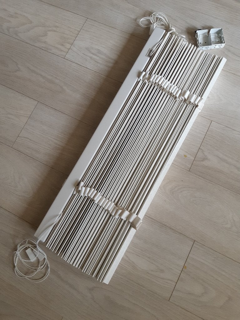 Houtlook jaloezieën 80 x 175 cm, Ophalen, Gebruikt