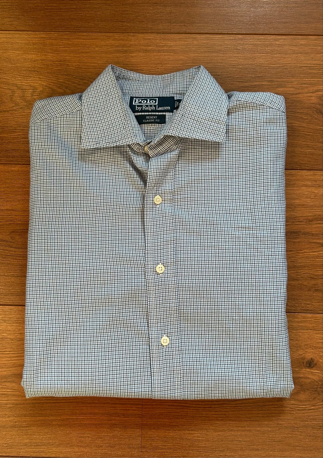 Polo Ralph Lauren Overhemd, Verzenden, Zo goed als nieuw, Blauw, Halswijdte 39/40 (M)