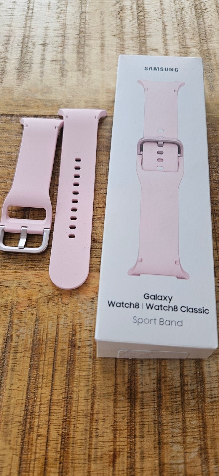 Samsung Galaxy Watch8 Sport Band Roze s/m, Nieuw, Ophalen of Verzenden, Samsung, Roze