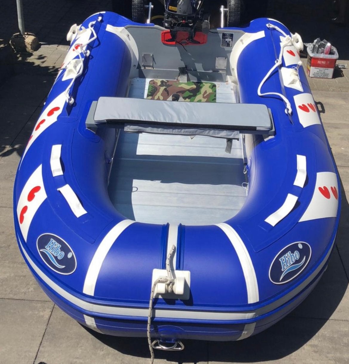 Rubberboot HIBO, Ophalen, Gebruikt, Overige typen, Motorboot