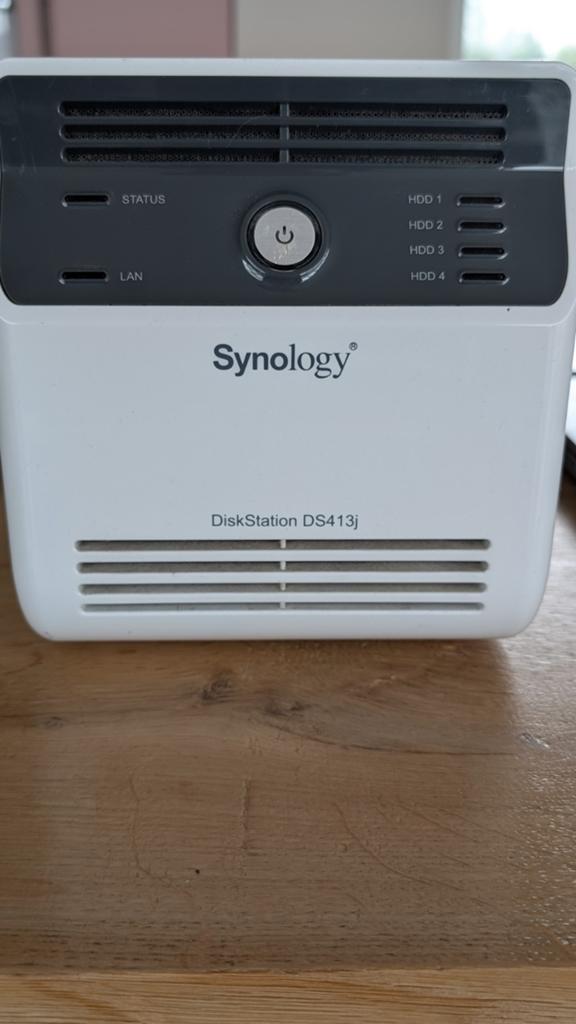 Synology DiskStation DS413j NAS met adapter, Computers en Software, NAS, Ophalen