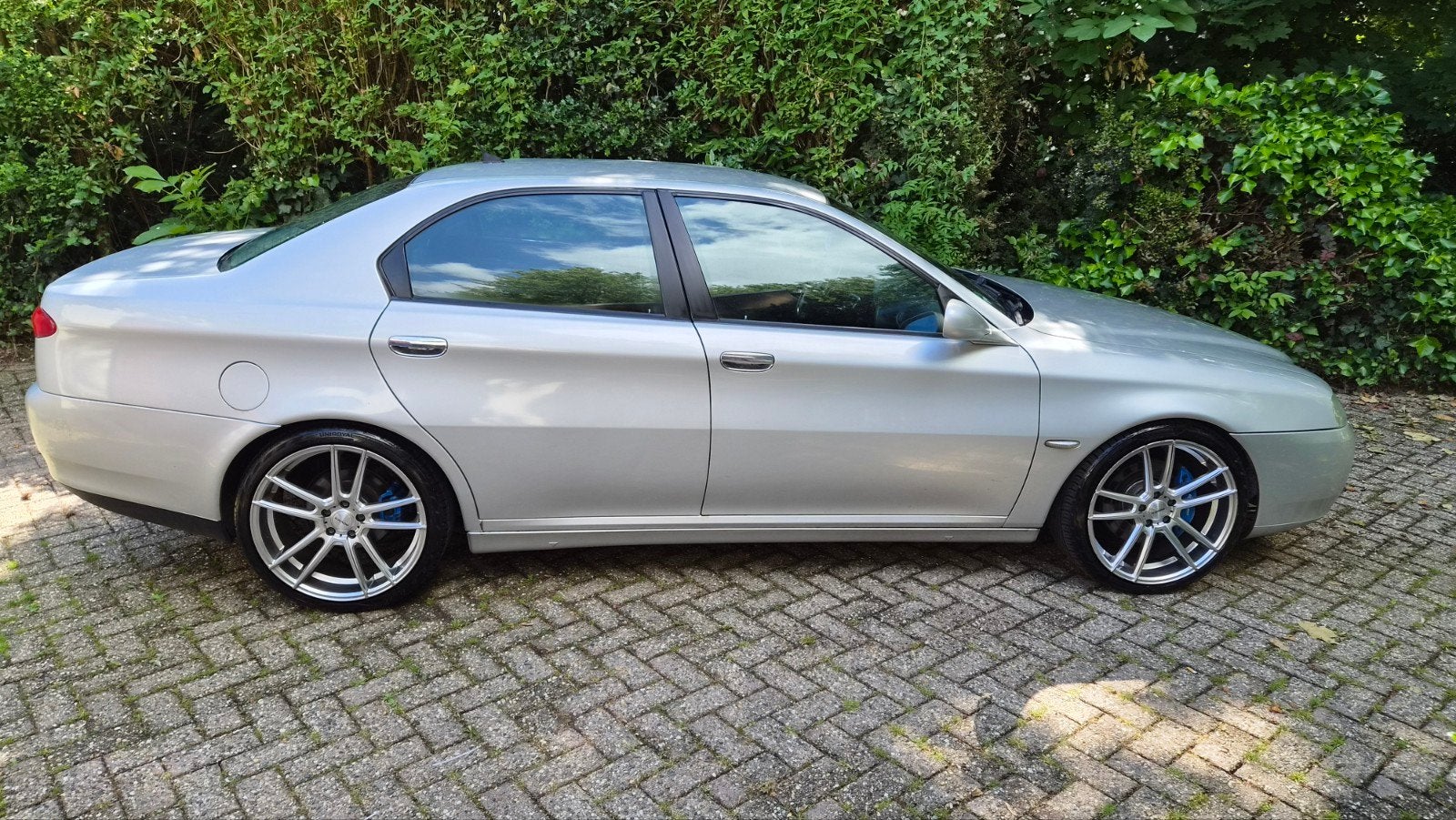 Alfa Romeo 166 2.4 JTD Multijet 2006 Grijs, Auto's, Alfa Romeo, Particulier, Diesel, E, Sedan, Handgeschakeld, Geïmporteerd, Zilver of Grijs