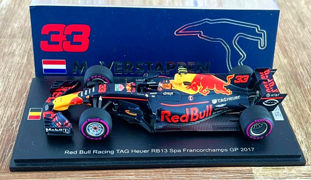 Max Verstappen GP België SPA Francorchamps 2017.1:43, Ophalen of Verzenden, Zo goed als nieuw, Formule 1