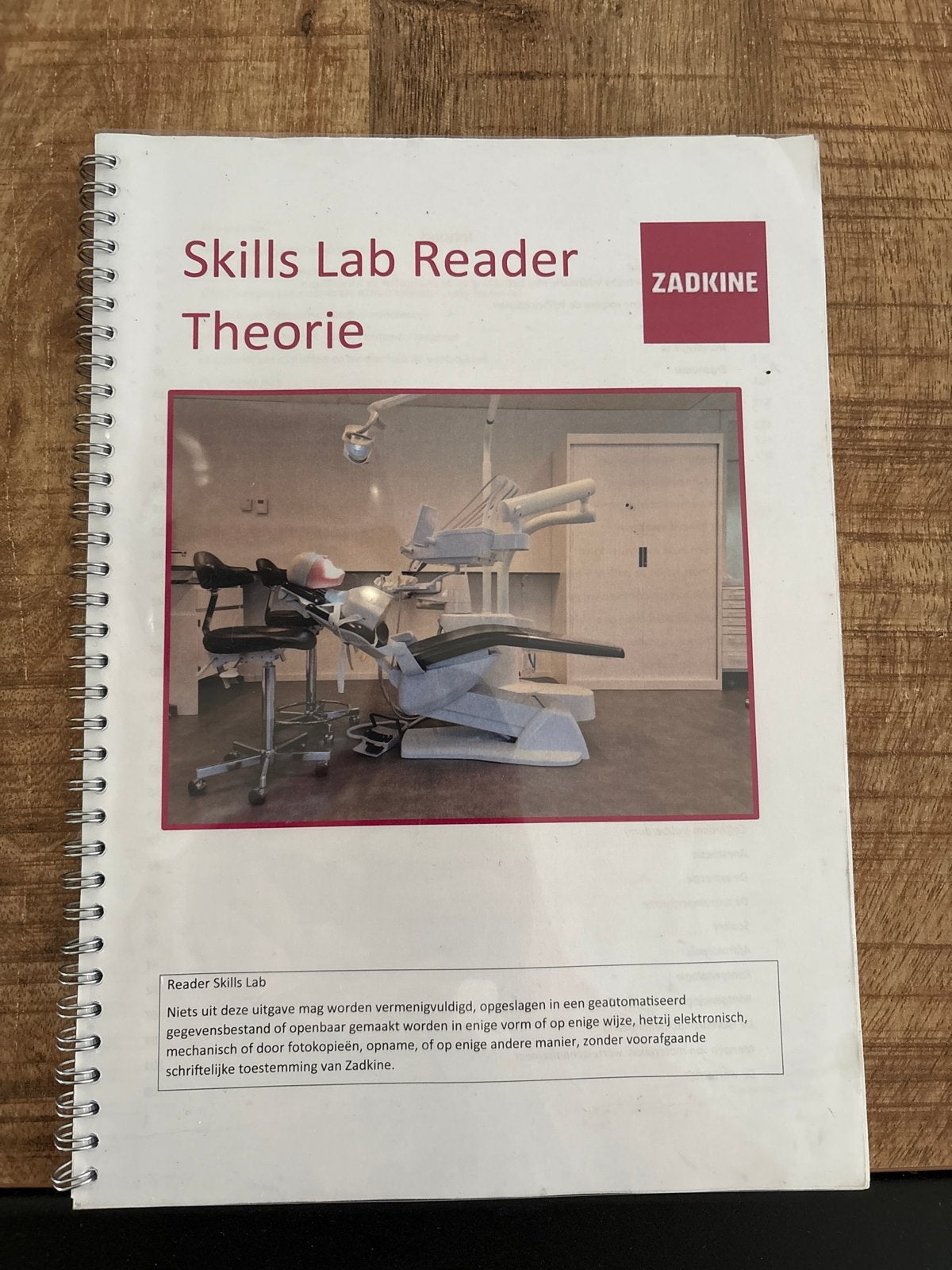 Skills Lab Reader Theorie Zadkine, Ophalen of Verzenden, Gamma, Zo goed als nieuw, MBO