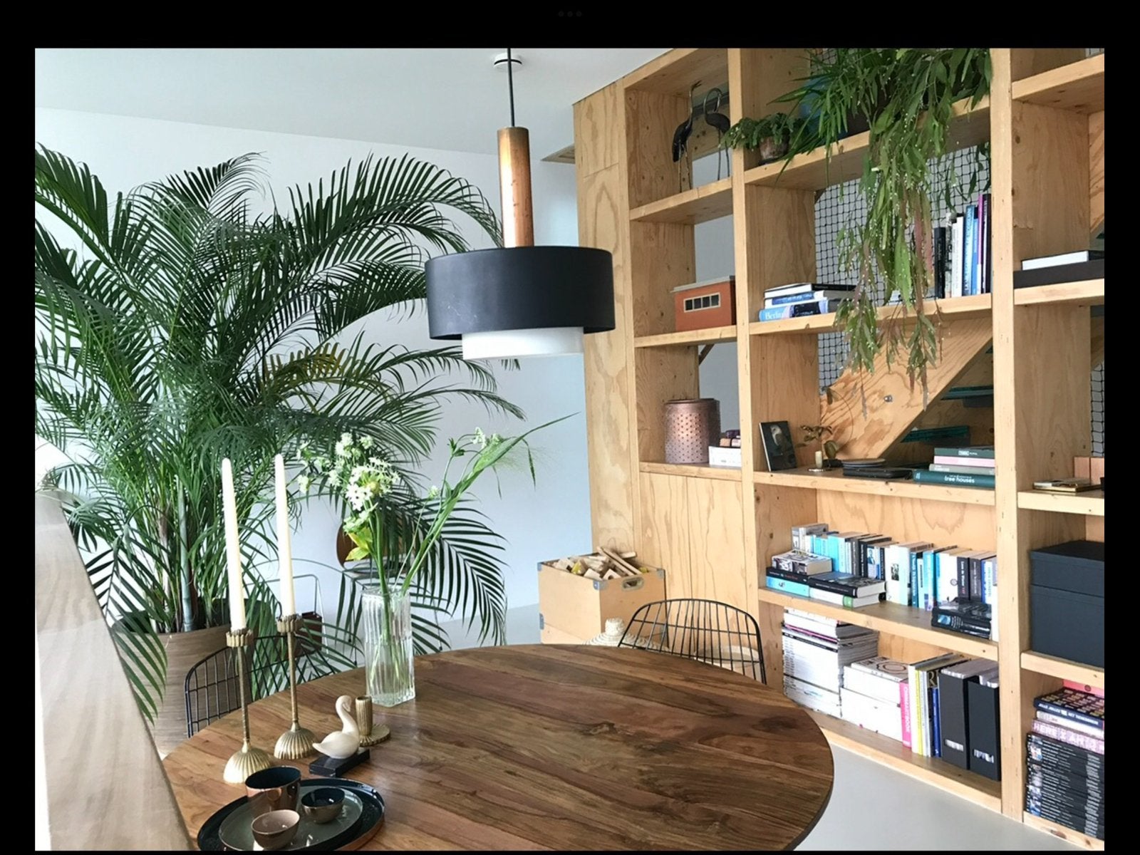 Vintage Hiemstra Evolux hanglamp set van twee, Ophalen, Zo goed als nieuw