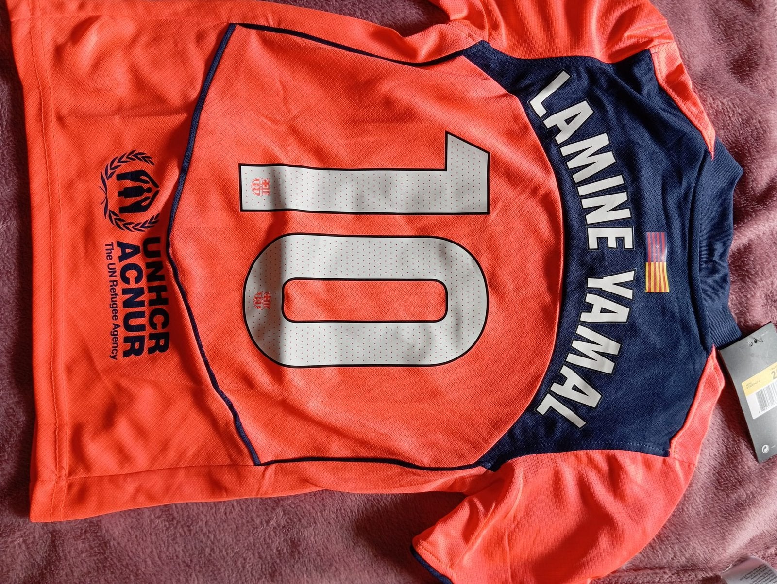 Voetbaltenue FC Barcelona - Lamine, Sport en Fitness, Ophalen of Verzenden, Nieuw