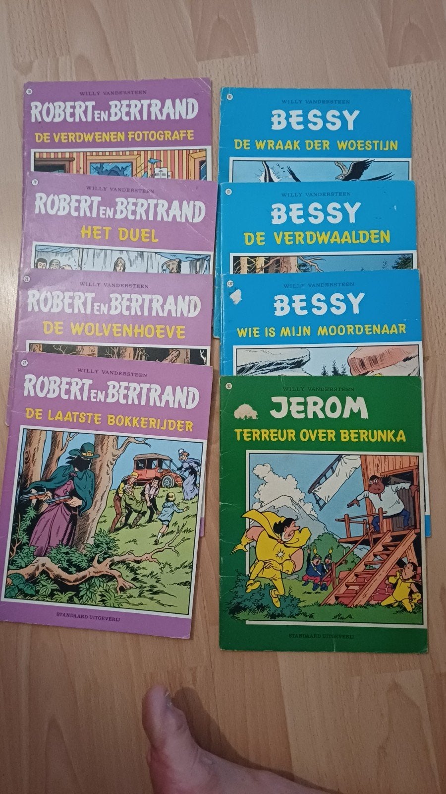 Willy Vandersteen strips : Robert en Bertrand, Bessy, Jer, Boeken, Stripboeken, Gelezen, Ophalen of Verzenden