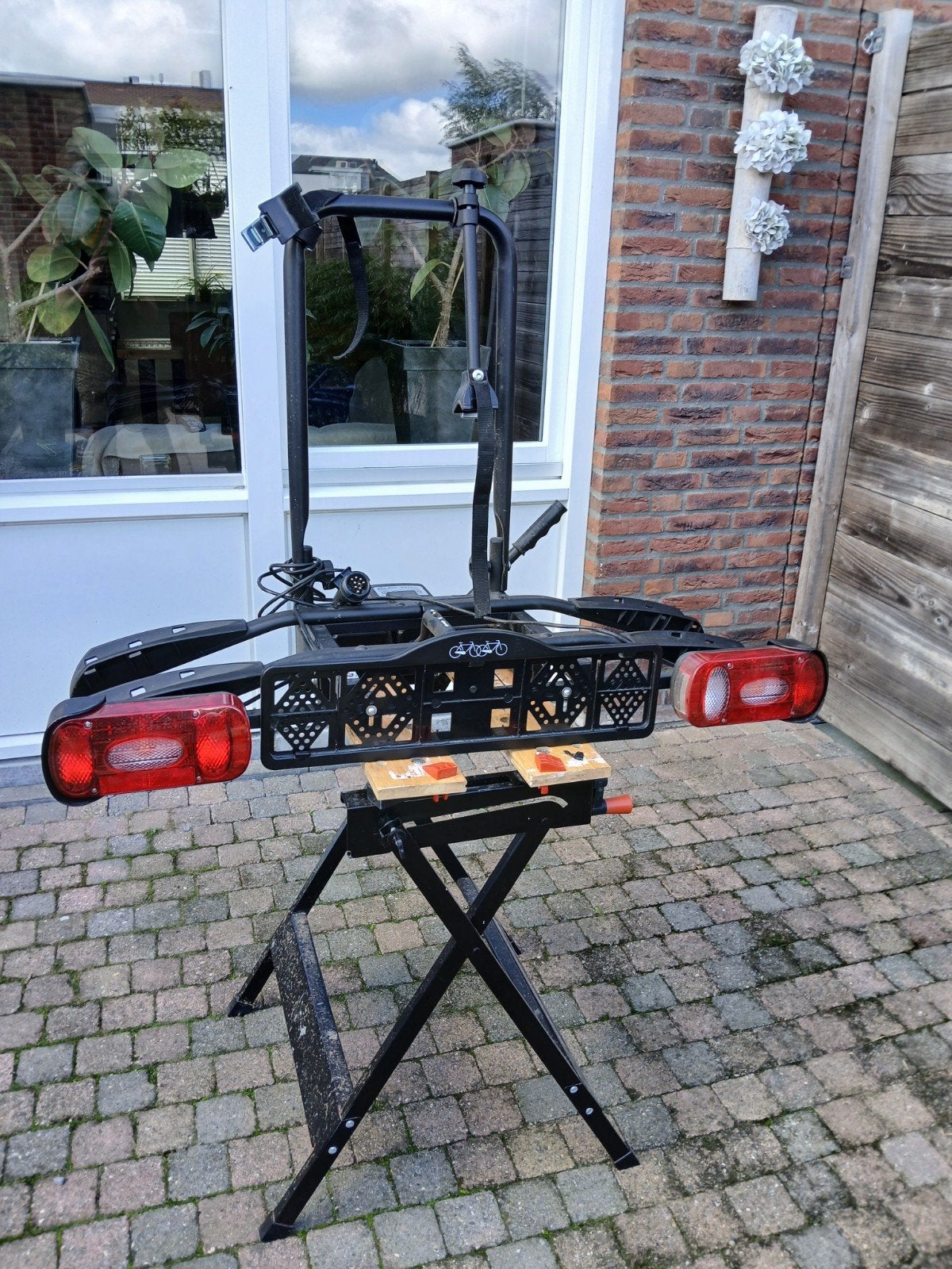 fietsendrager, Ophalen, Zo goed als nieuw, 2 fietsen, Trekhaakdrager