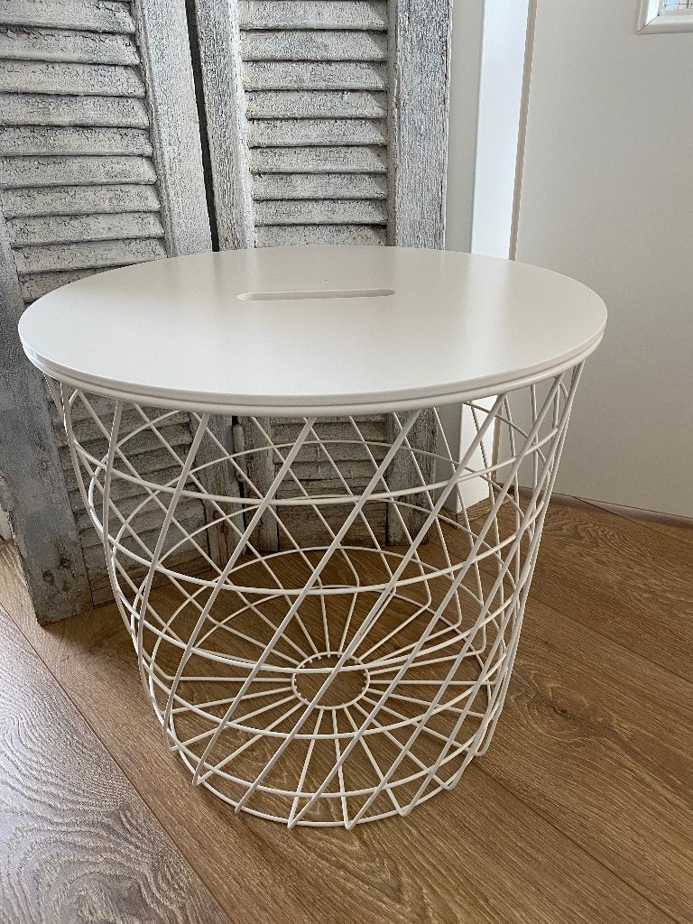 IKEA opberg draadmand, Ophalen, Overige materialen, Met deksel, Mand