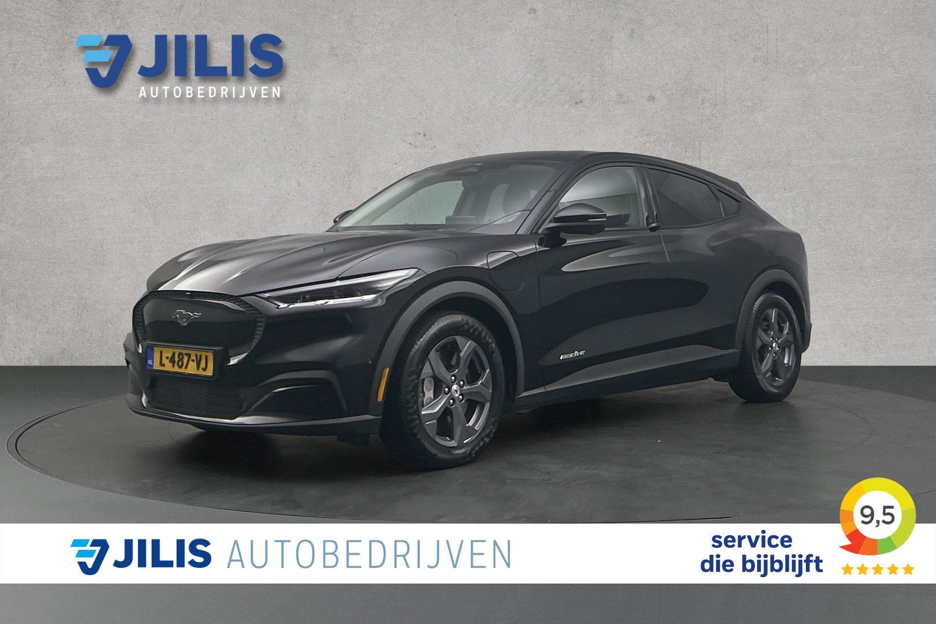 Ford Mustang Mach-E RWD 75 kWh | Rondomzicht camera | Ledere, Auto's, Automaat, Achterwielaandrijving, Gebruikt, 750 kg