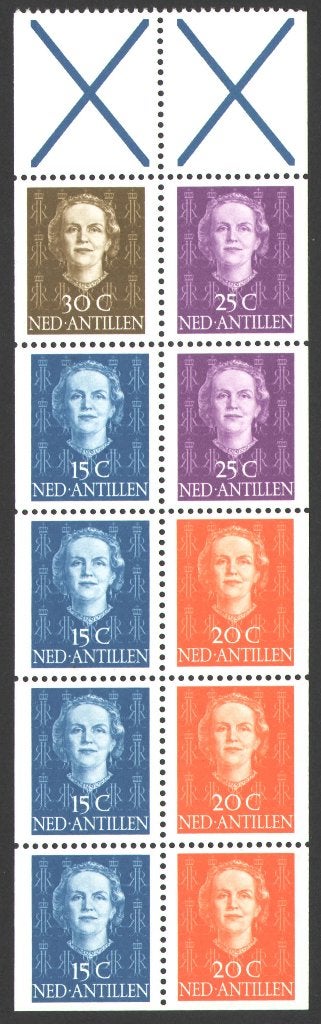 Nederlandse Antillen Inhoud PZB 3B links postfris 1979, Ophalen of Verzenden, Postfris