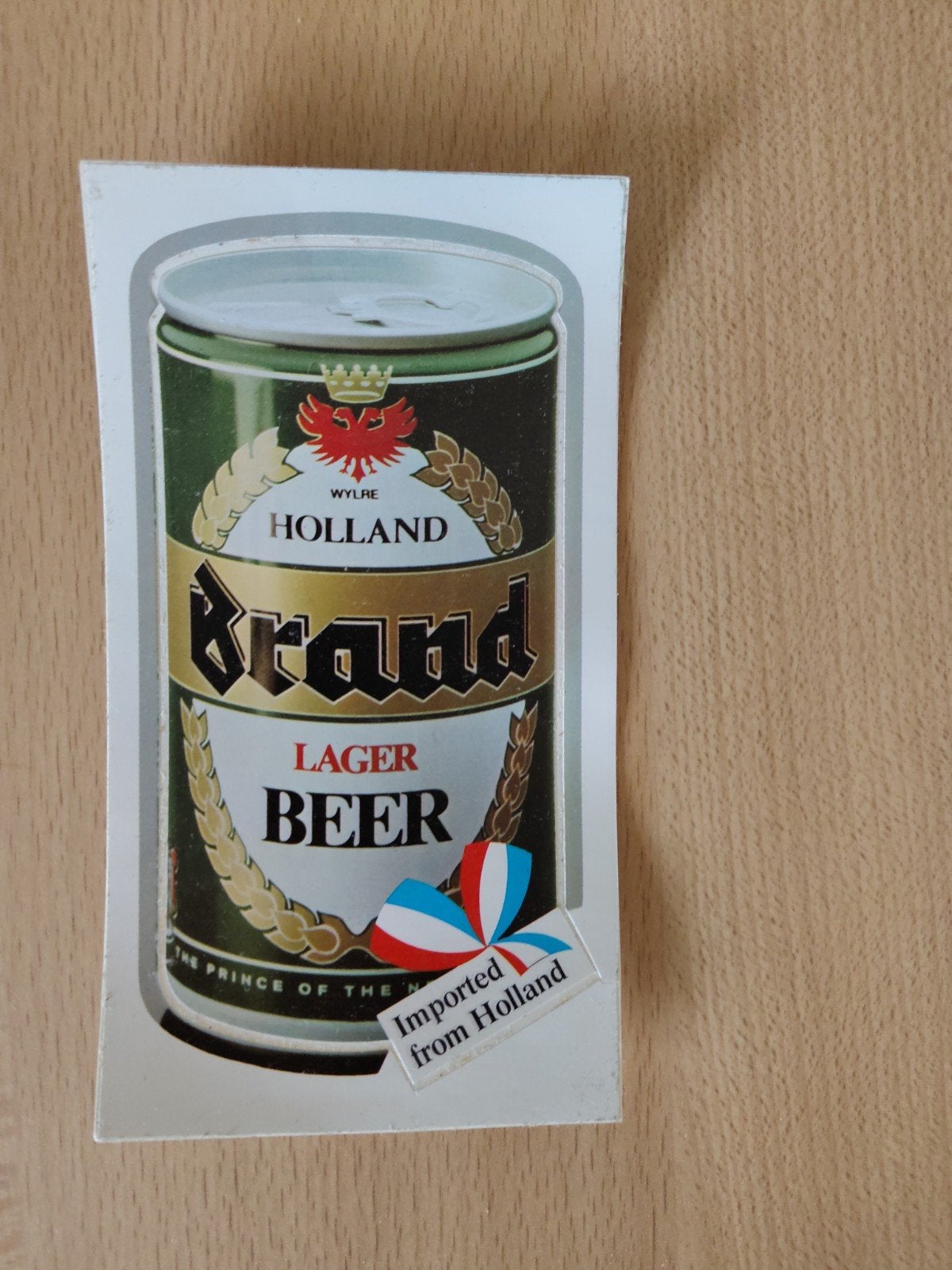 Export sticker Brand jaren 80, Verzamelen, Ophalen of Verzenden, Zo goed als nieuw, Overige typen, Brand