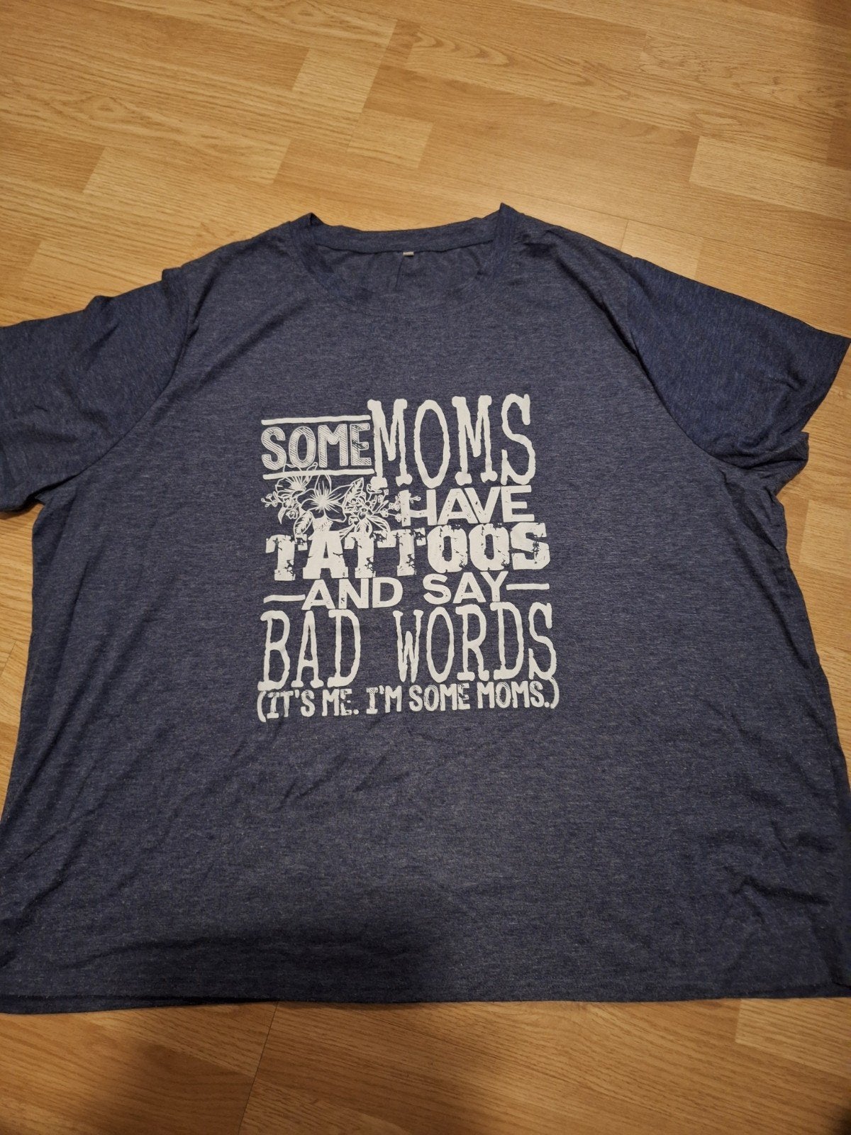 Blauw T-shirt met tekstprint maat 5XL, Blauw, Shirt of Top, Ophalen of Verzenden, Onbekend