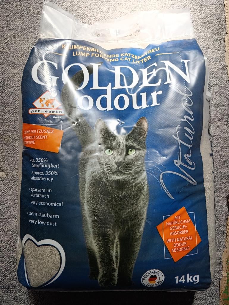 Te koop 1 dichte zak Golden Odour 14 kg, Dieren en Toebehoren, Ophalen, Nieuw