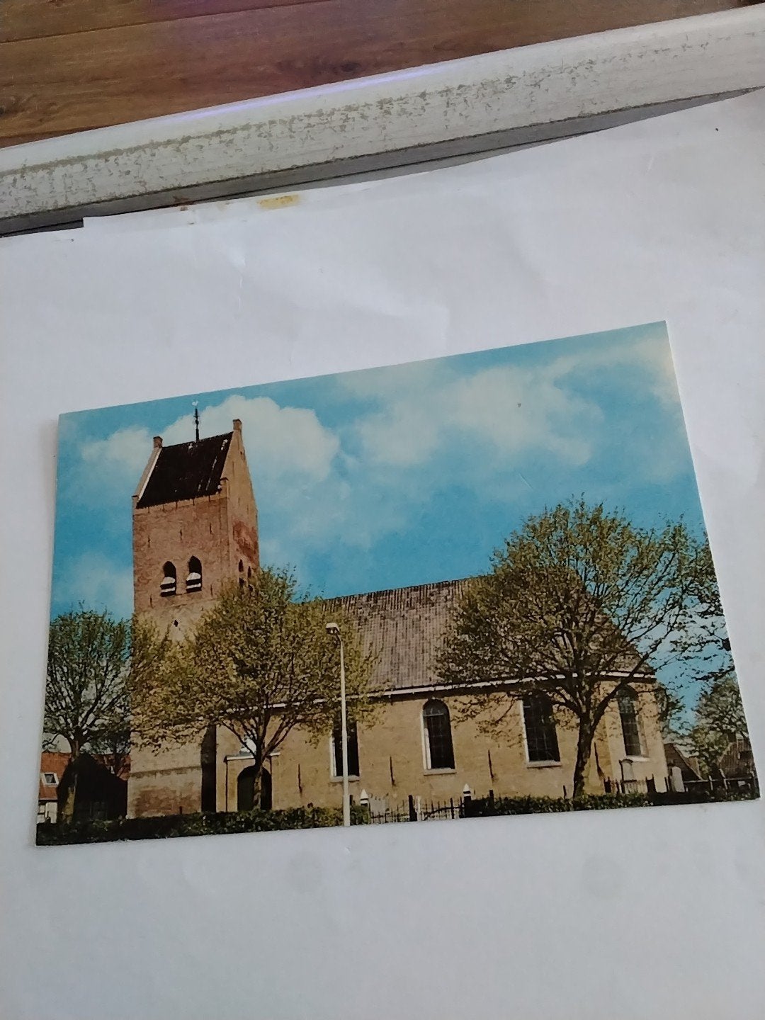 Ansichtkaart Penjum, Frysian - Greate Tsjerke, Ophalen of Verzenden, 1960 tot 1980, Ongelopen, Friesland