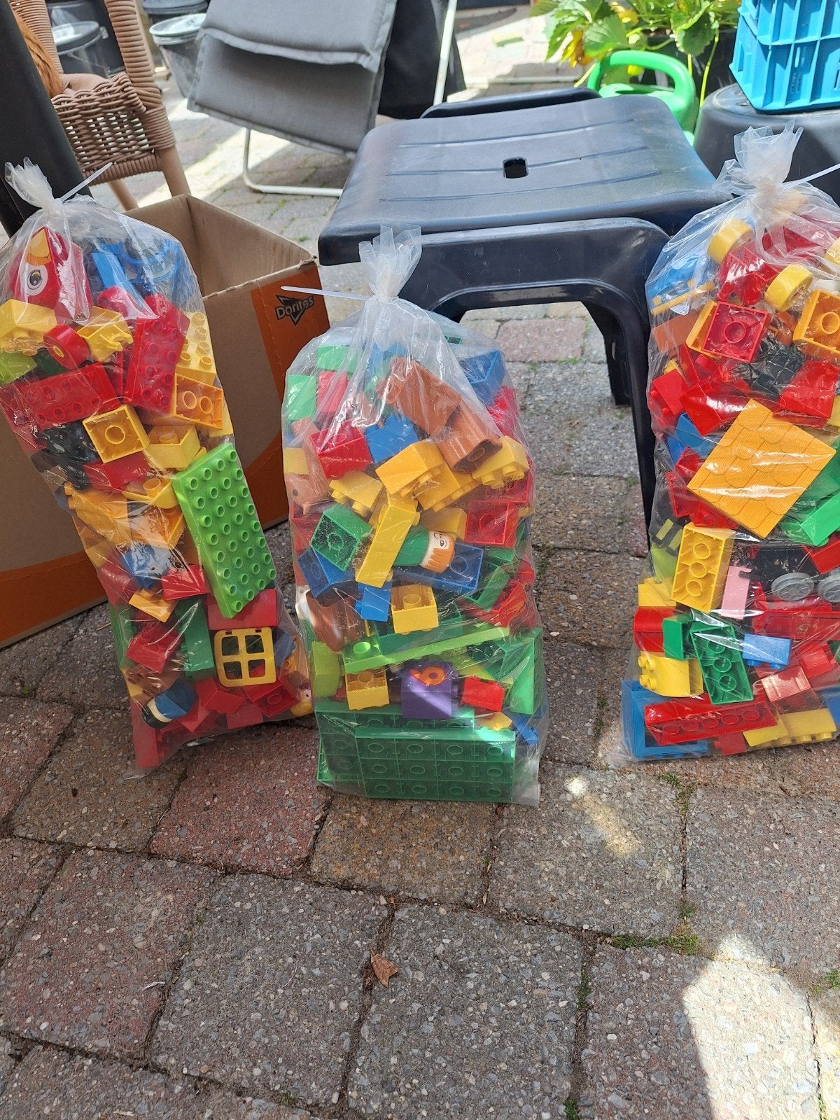 duplo lego 1 zak 15.00 euro 2 zakken 27,50 . 3 zakken 37.50, Ophalen, Duplo