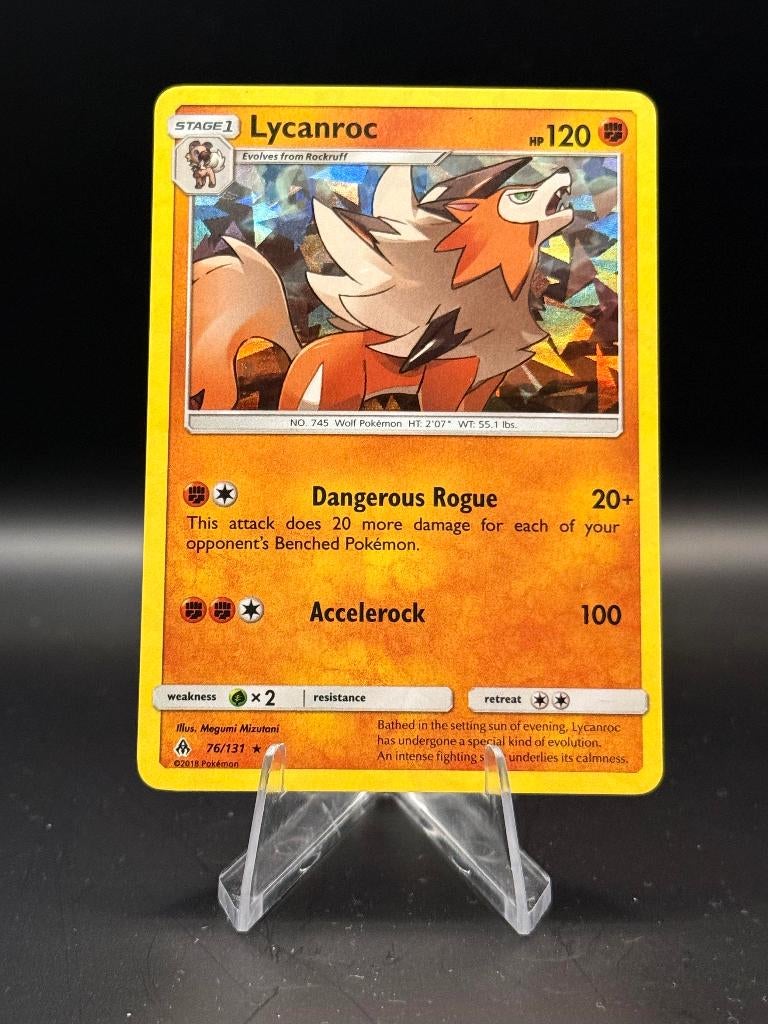 Lycanroc	76/131	Engels	NM		0,2	1,5 | Pokemon, Ophalen of Verzenden, Nieuw, Losse kaart, Foil
