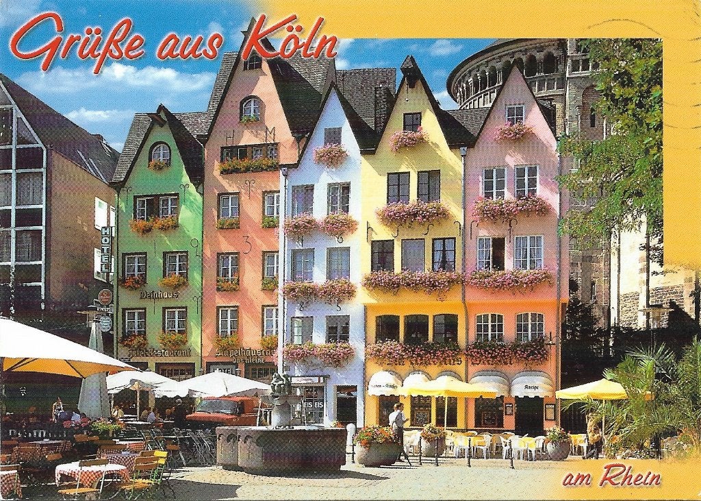 Ansichtkaart  	Keulen (Duitsland)	Fishmarkt, Verzamelen, Verzenden, 1980 tot heden, Gelopen, Duitsland