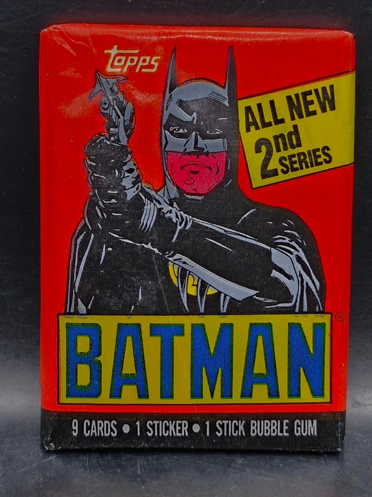 Batman 1989 topps all new 2nd Series pack 9 cards, Verzenden, Zo goed als nieuw, Meerdere kaarten