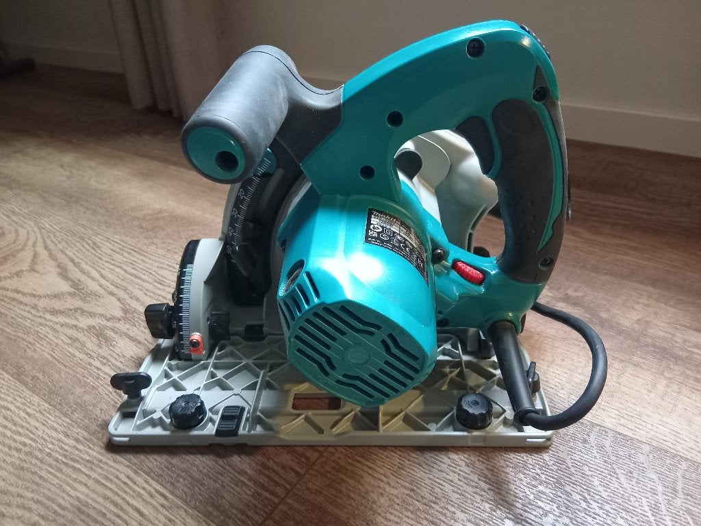 Makita invalzaag SP-6000-J, Invalzaag, 70 mm of meer, Ophalen of Verzenden, Zo goed als nieuw