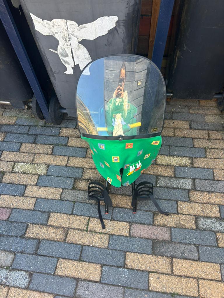 Kinderzitje, Fietsen en Brommers, Fietsaccessoires | Fietsmanden, Ophalen, Zo goed als nieuw