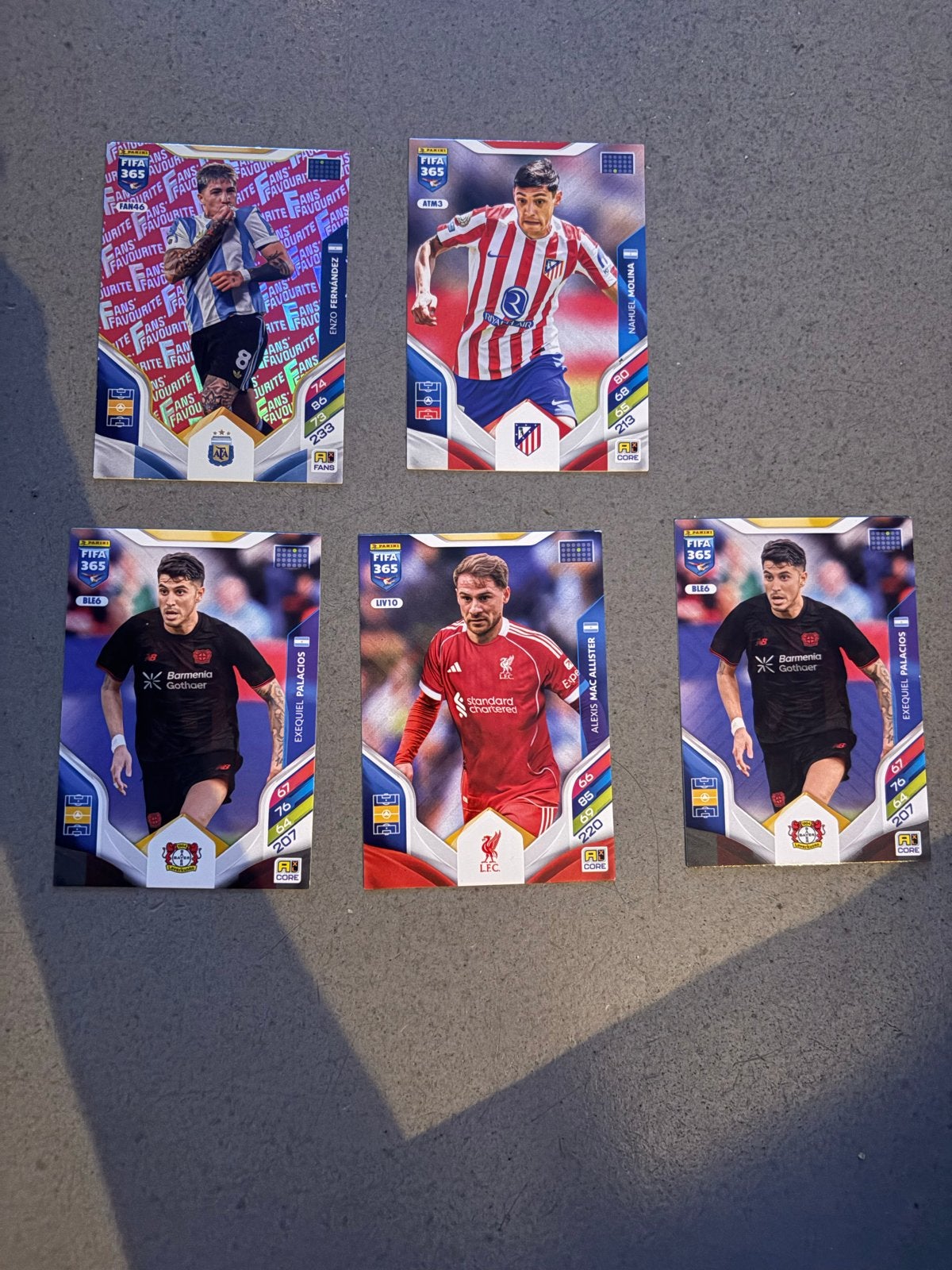 FIFA 365 Voetbal Kaarten 2026 - Argentijnse Spelers, Ophalen of Verzenden, Nieuw, Buitenlandse clubs, Spelerskaart