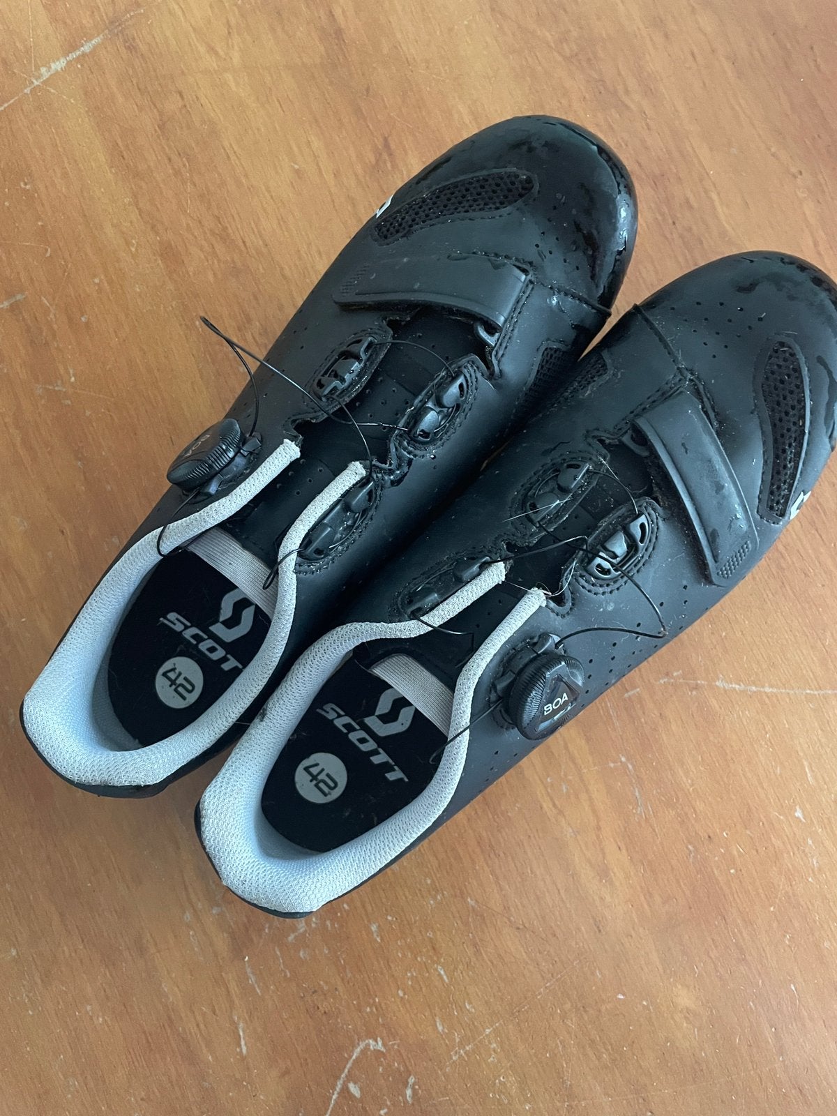 Wielrenschoenen merk Scott comp boa maat 42, Ophalen, Zo goed als nieuw