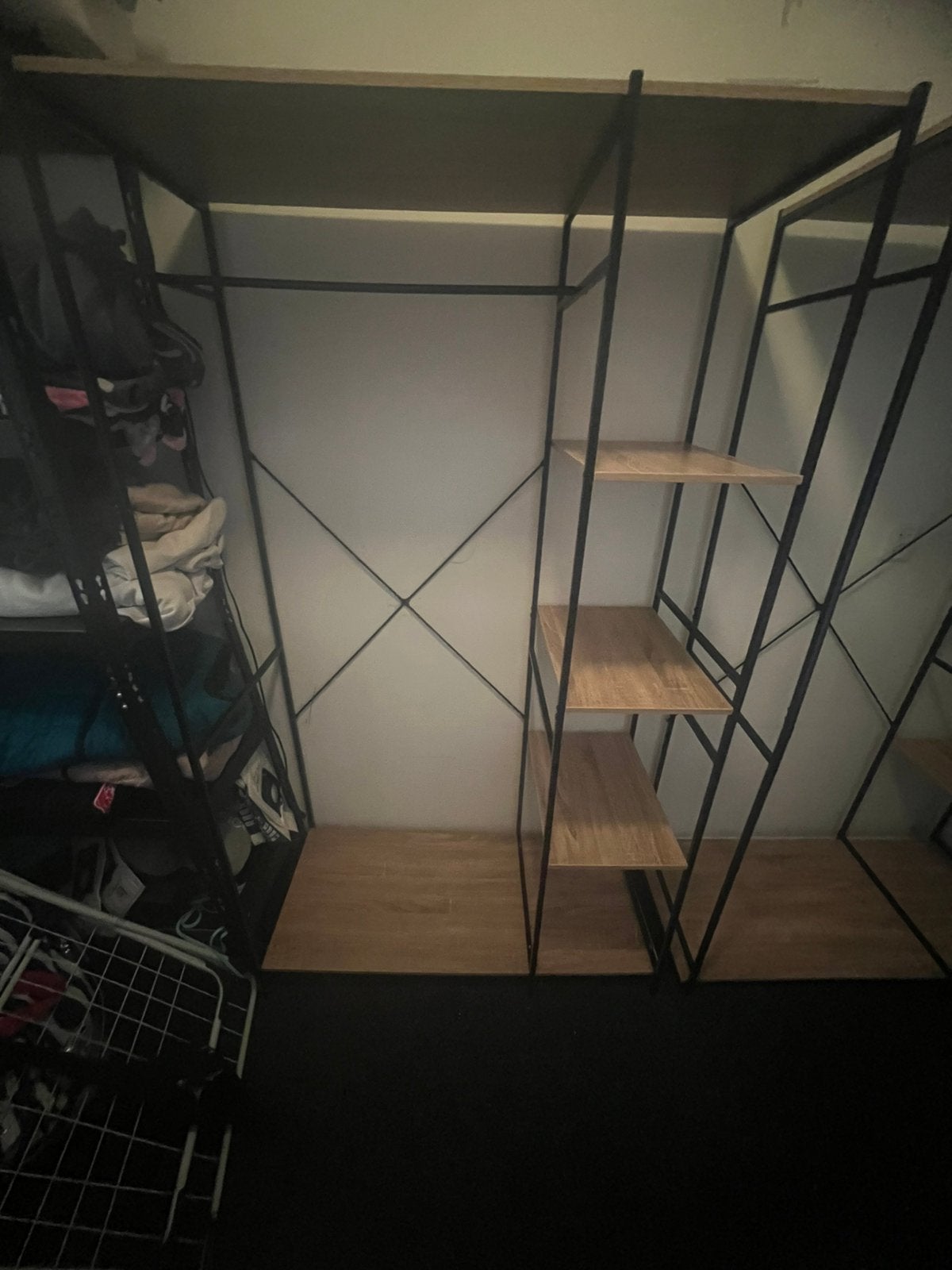 2x open kledingkasten, Ophalen, Gebruikt