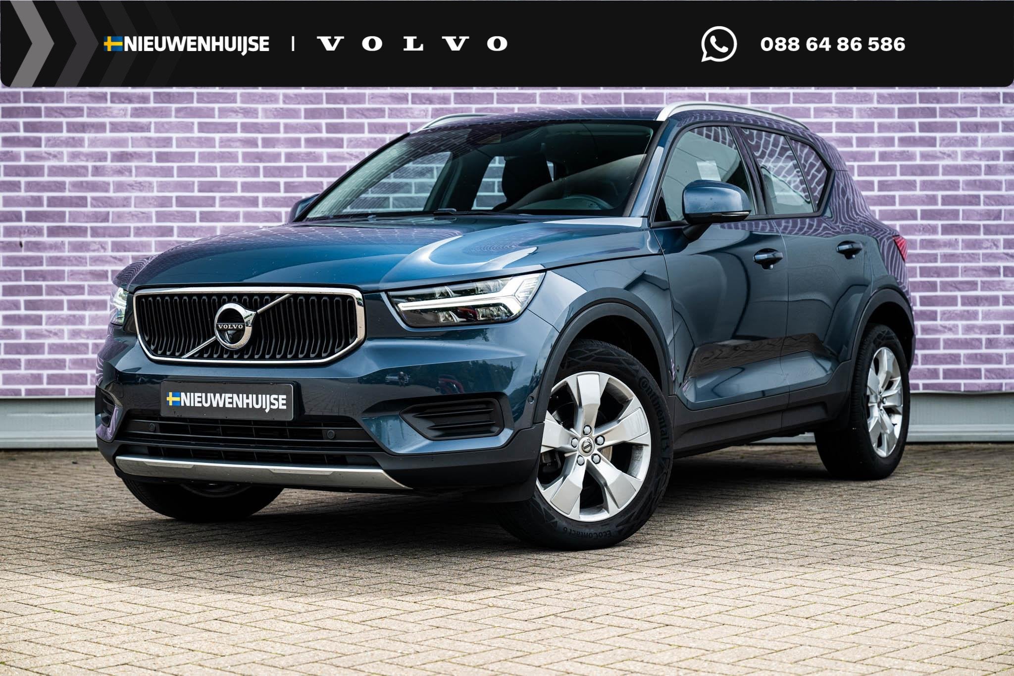 Volvo XC40 1.5 T3 Momentum | 360 Graden Camera | Stoelverwar, Auto's, Volvo, Gebruikt, Euro 6, Blauw, 163 pk