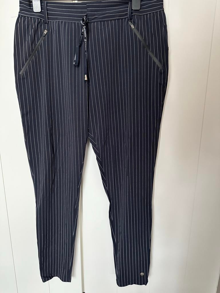 My Pashion Gestreepte Broek - Maat XXL, Kleding | Dames, Blauw, Maat 46/48 (XL) of groter, Ophalen of Verzenden, Lang