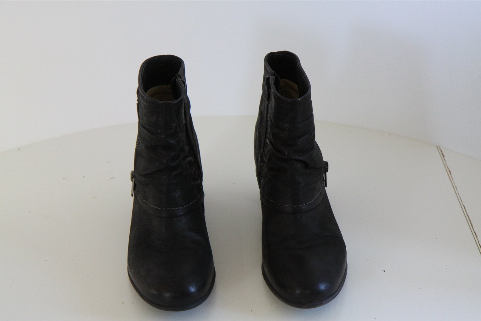 74W Wolky 7853 800 halfhoge laarzen met hak zwart - Maat 41, Kleding | Dames, Zwart, Lage of Enkellaarzen, Ophalen of Verzenden