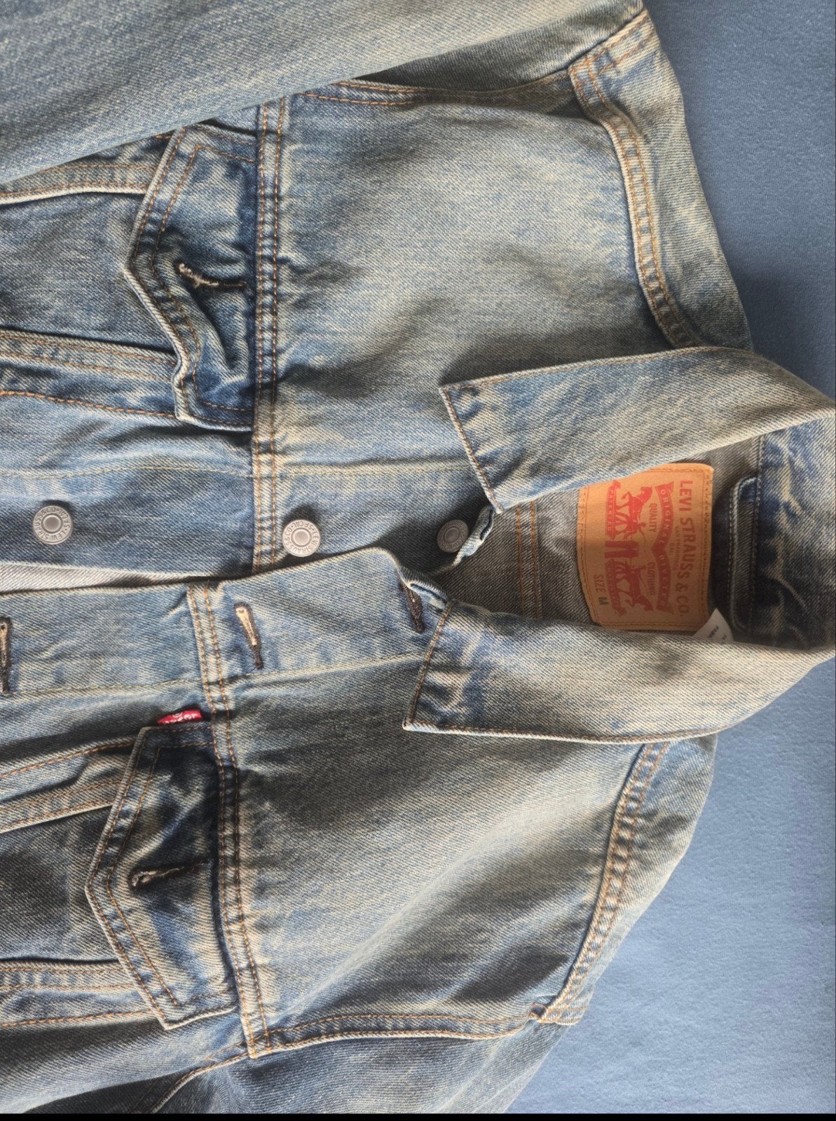 Levis denim spijkerjas / summer jacket, Ophalen, Zo goed als nieuw