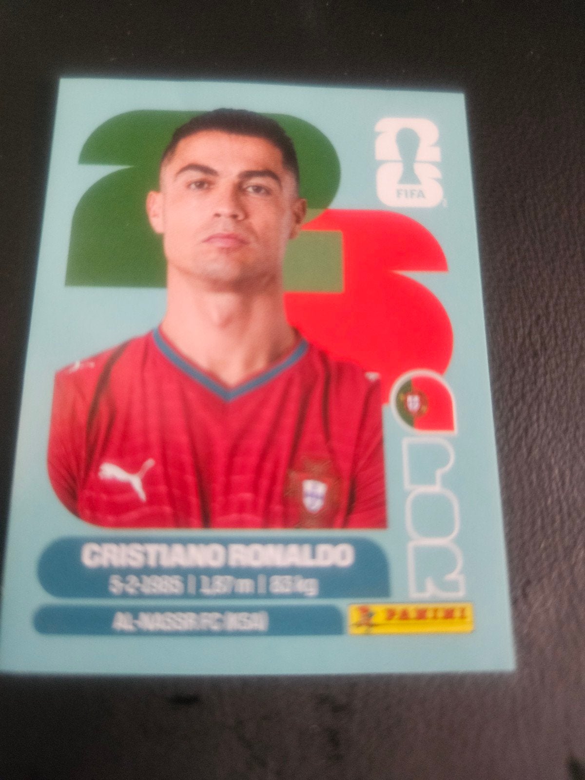 Panini WK 2026 Ronaldo sticker - Portugal POR 15, Ophalen of Verzenden, Nieuw, Sticker