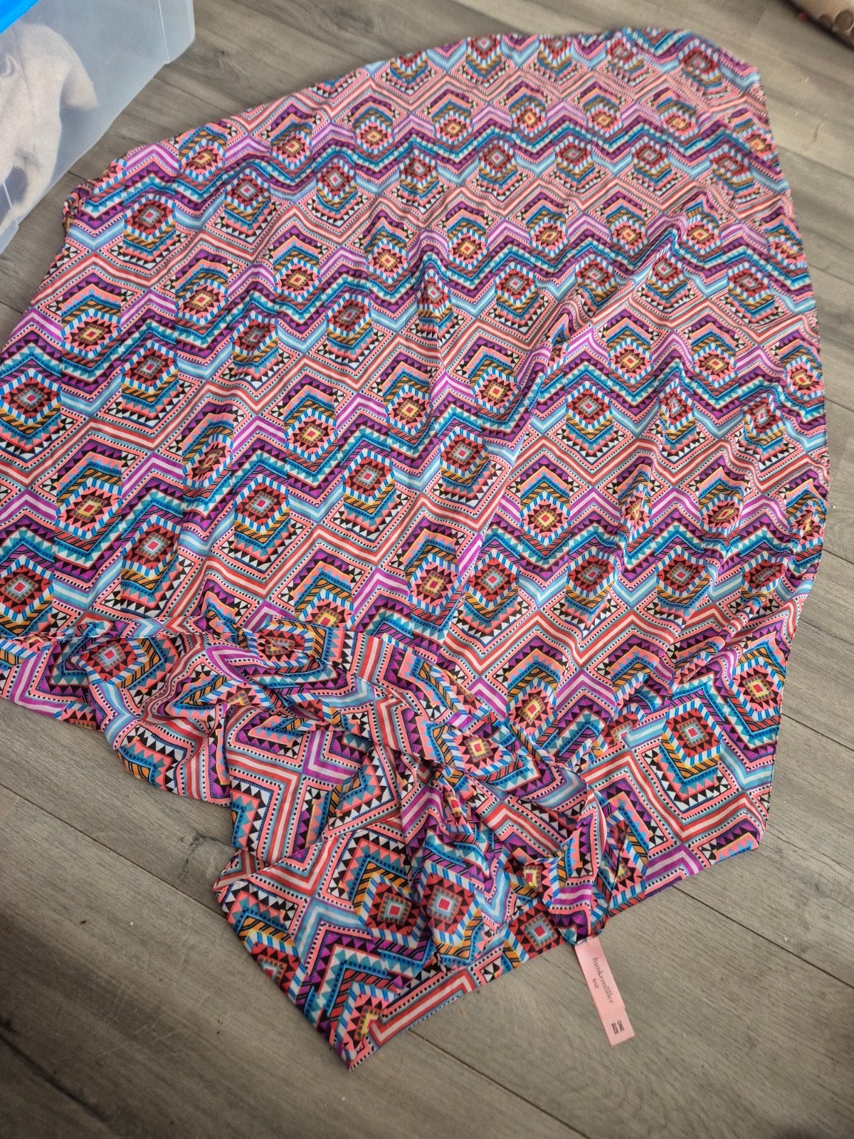 Hunkemöller Omslagdoek - Meerkleurig met Aztec print, Overige typen, Meerkleurig, Ophalen of Verzenden, Zo goed als nieuw